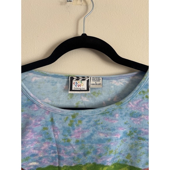 Y2K Take Two Womens Large Shirt Cityscape Waterfront Venice Graphic T 90s 2000s - Picture 2 of 6